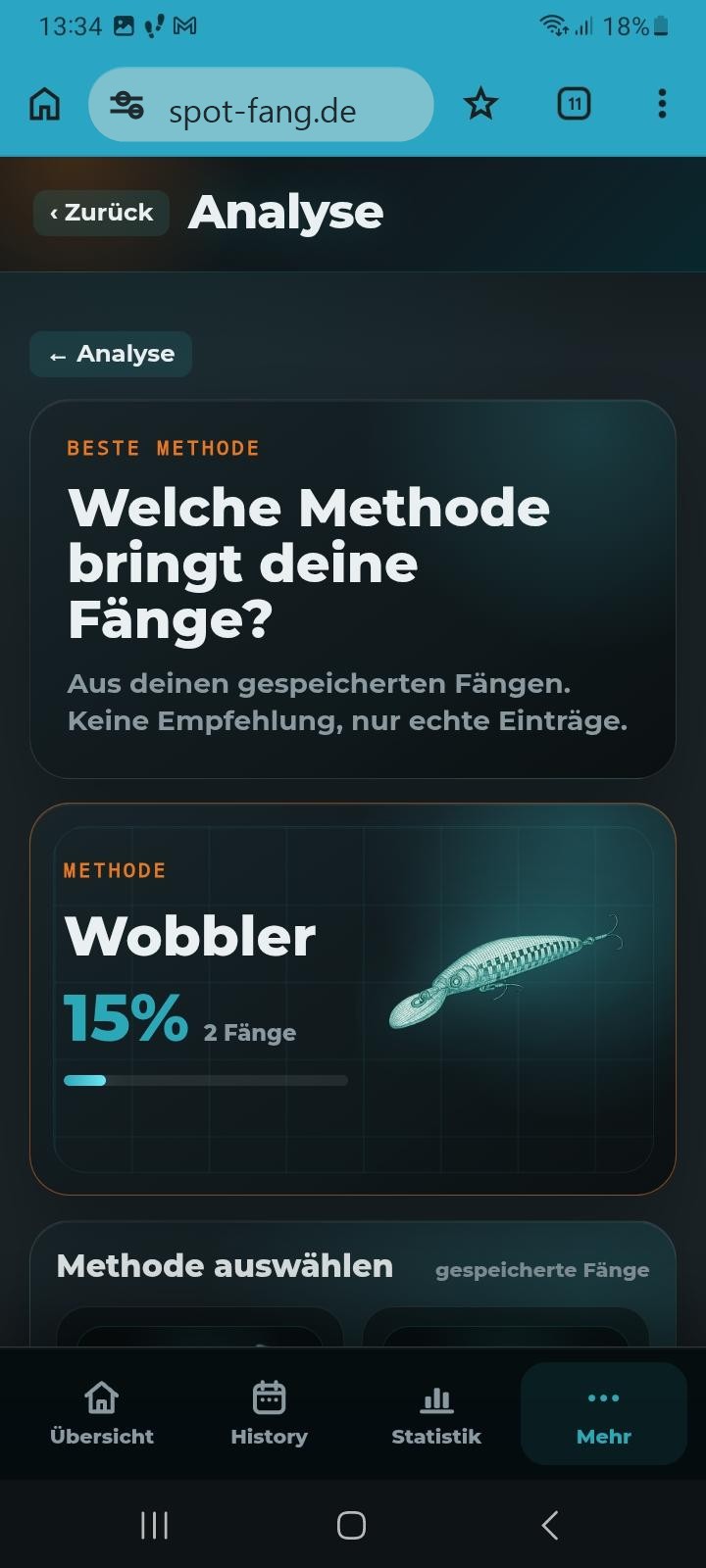 Spot & Fang Analyse der besten Methode